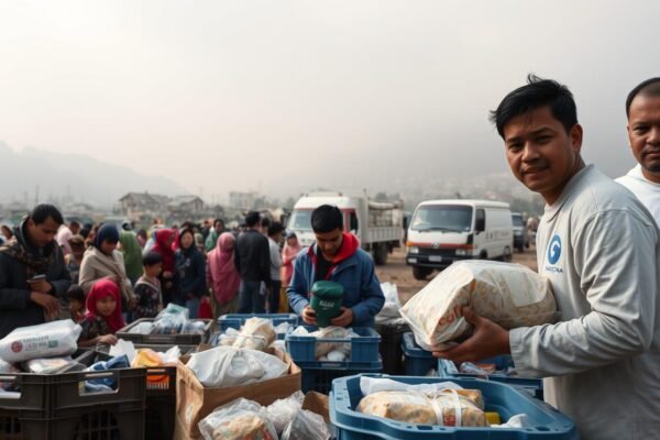 Kemensos Salurkan Bantuan Logistik untuk Korban Longsor