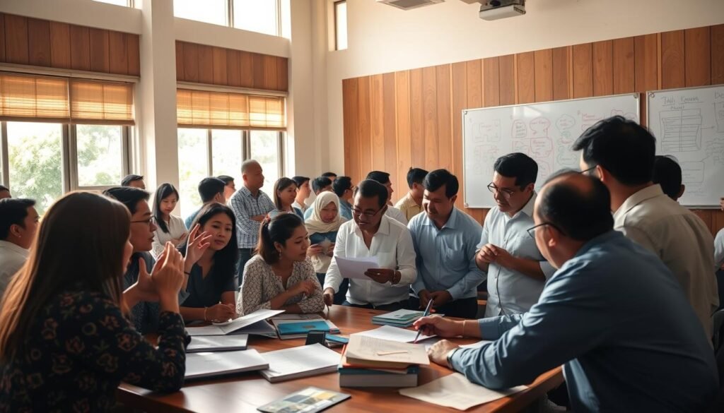 guru uji coba metode belajar kolaboratif antar daerah