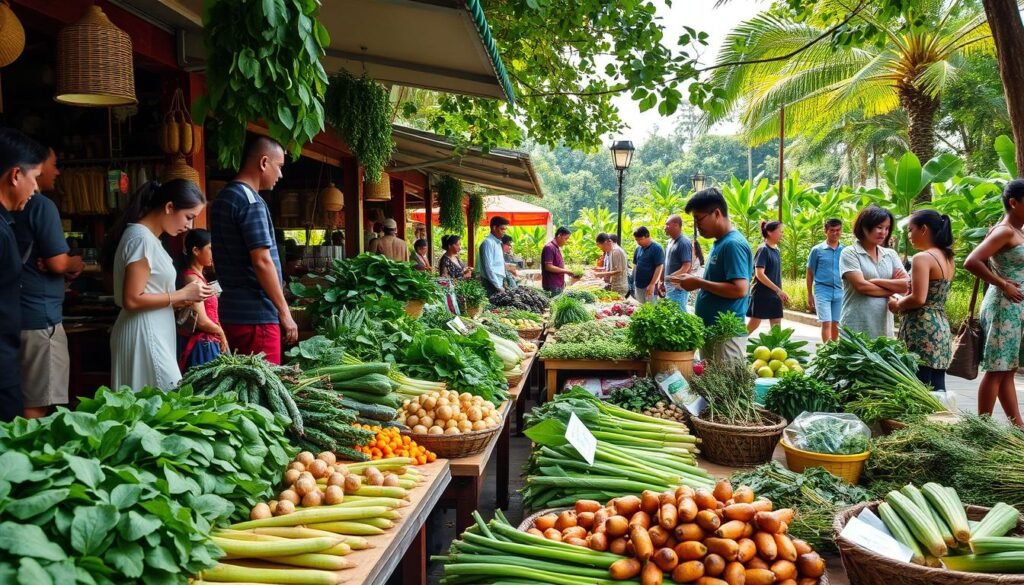 pasar organik Singapura