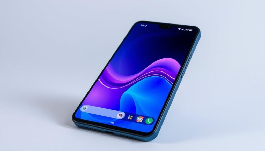 A detailed, high-resolution image of an Android 14 device displaying the desktop mode interface. The device is shown in an angled, three-quarter view, highlighting the large, clear display with a clean, intuitive layout of app icons and system controls. The desktop mode features a taskbar-like navigation bar at the bottom, giving the interface a familiar, Windows-like aesthetic. The lighting is natural, with soft shadows and highlights that accentuate the device's sleek design. The background is a plain, neutral color that allows the device and its interface to be the focal point. The overall mood is one of simplicity, productivity, and the seamless integration of desktop-like functionality on a mobile device. A detailed, high-resolution image of an Android 14 device displaying the desktop mode interface. The device is shown in an angled, three-quarter view, highlighting the large, clear display with a clean, intuitive layout of app icons and system controls. The desktop mode features a taskbar-like navigation bar at the bottom, giving the interface a familiar, Windows-like aesthetic. The lighting is natural, with soft shadows and highlights that accentuate the device's sleek design. The background is a plain, neutral color that allows the device and its interface to be the focal point. The overall mood is one of simplicity, productivity, and the seamless integration of desktop-like functionality on a mobile device.